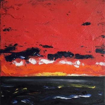 Zonsondergang (rood)