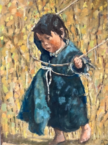 Kindje uit Mongolië
