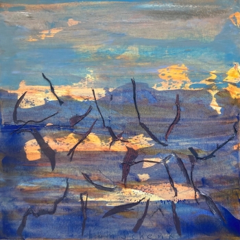 Blue mindscape
