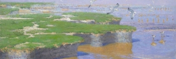 Het wad bij Wierum