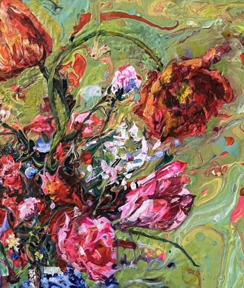 Roze-groen feest