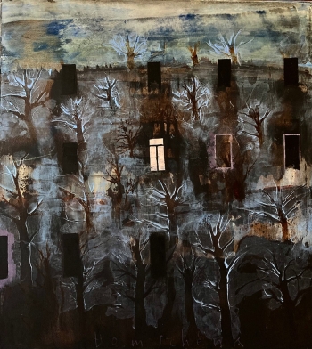 Forest facade