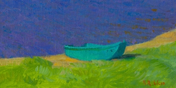 Groene sloep ( Lac de Panecière )