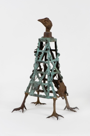 Baba Yaga's hut op vogelpoten