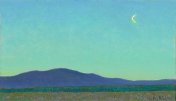 Bij Chapaize, met maantje