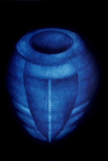 Blue vessel