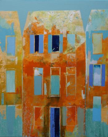 Yellow facade