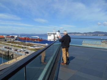 Vissersboten in Vigo Spanje