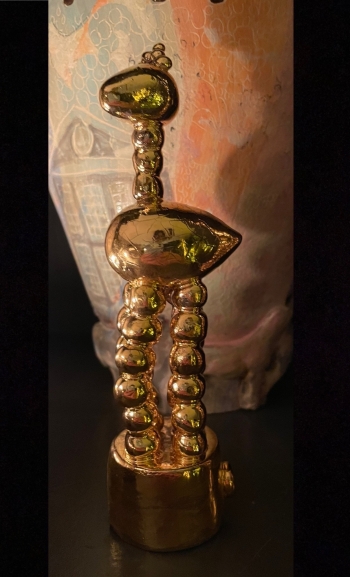 Drukpoppetje Goldie 28