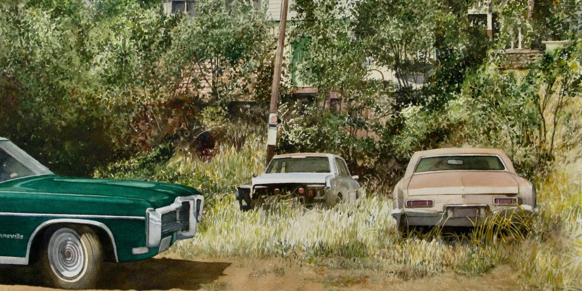 Araun Gordijn - Landschappen met en zonder auto's