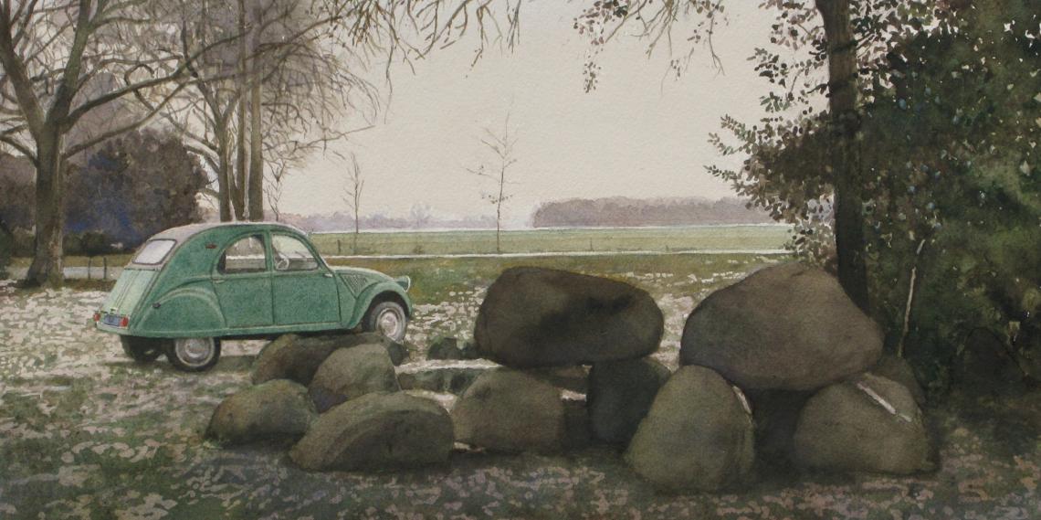 Araun Gordijn - Landschappen met en zonder auto's